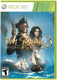 Box cover for Port Royale 3 on the Microsoft Xbox 360.