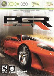 Box cover for Project Gotham Racing 3 on the Microsoft Xbox 360.