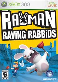 Box cover for Rayman - Raving Rabbids on the Microsoft Xbox 360.
