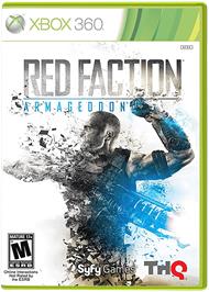 Box cover for Red Faction: Armageddon on the Microsoft Xbox 360.