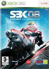 Box cover for Sbk 08 - Superbike World Championship on the Microsoft Xbox 360.