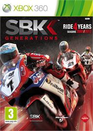 Box cover for Sbk Generations on the Microsoft Xbox 360.
