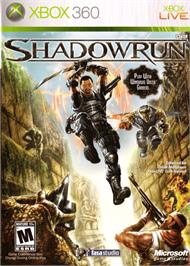 Box cover for Shadowrun on the Microsoft Xbox 360.