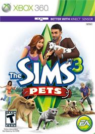 Box cover for Sims 3 - Animaux And Cie, Les on the Microsoft Xbox 360.