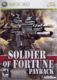 Box cover for Soldier Of Fortune - Payback on the Microsoft Xbox 360.