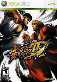 Box cover for Street Fighter 4 on the Microsoft Xbox 360.