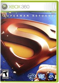 Box cover for Superman Returns on the Microsoft Xbox 360.