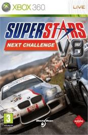 Box cover for Superstars V8 - Next Challenge on the Microsoft Xbox 360.