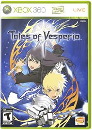 Box cover for Tales of Vesperia on the Microsoft Xbox 360.