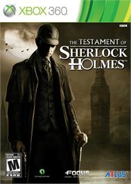 Box cover for Testament of Sherlock Holmes, The on the Microsoft Xbox 360.