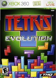 Box cover for Tetris Evolution on the Microsoft Xbox 360.