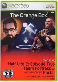 Box cover for The Orange Box on the Microsoft Xbox 360.