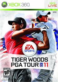 Box cover for Tiger Woods Pga Tour 11 on the Microsoft Xbox 360.