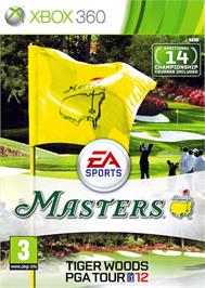 Box cover for Tiger Woods Pga Tour 12 - The Masters on the Microsoft Xbox 360.
