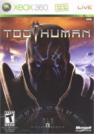 Box cover for Too Human on the Microsoft Xbox 360.