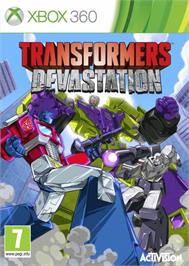 Box cover for Transformers - Devastation on the Microsoft Xbox 360.