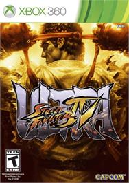 Box cover for Ultra Street Fighter 4 on the Microsoft Xbox 360.