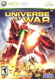 Box cover for Universe At War - Earth Assault on the Microsoft Xbox 360.