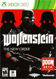Box cover for Wolfenstein - The New Order on the Microsoft Xbox 360.