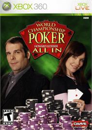 Box cover for World Championship Poker Featuring Howard Lederer - All In on the Microsoft Xbox 360.