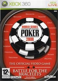 Box cover for World Series Of Poker 2008 - Battle For The Bracelets on the Microsoft Xbox 360.