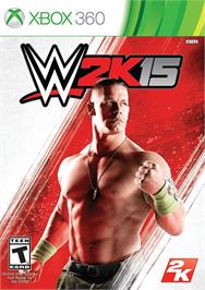 Box cover for Wwe 2k15 on the Microsoft Xbox 360.