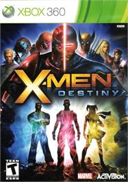 Box cover for X-Men: Destiny on the Microsoft Xbox 360.