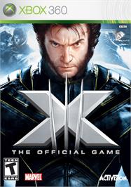Box cover for X-men - The Official Game on the Microsoft Xbox 360.