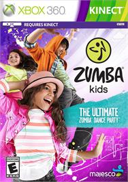 Box cover for Zumba Kids on the Microsoft Xbox 360.