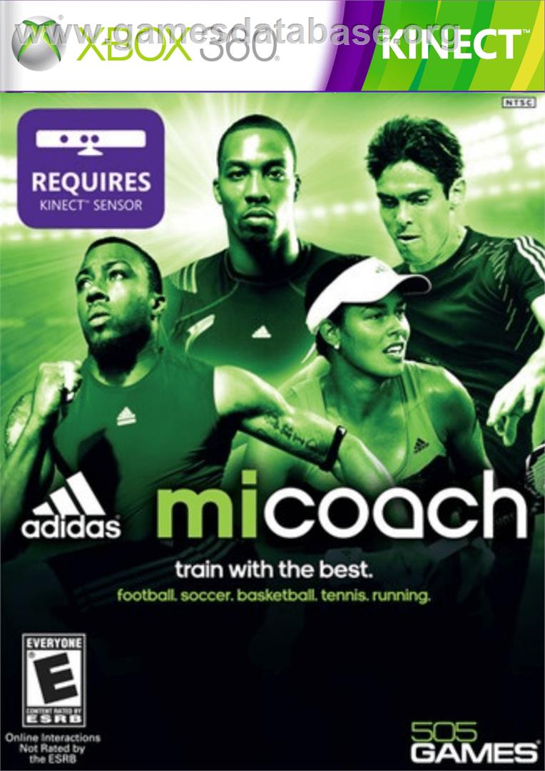 Adidas Micoach - Microsoft Xbox 360 - Artwork - Box