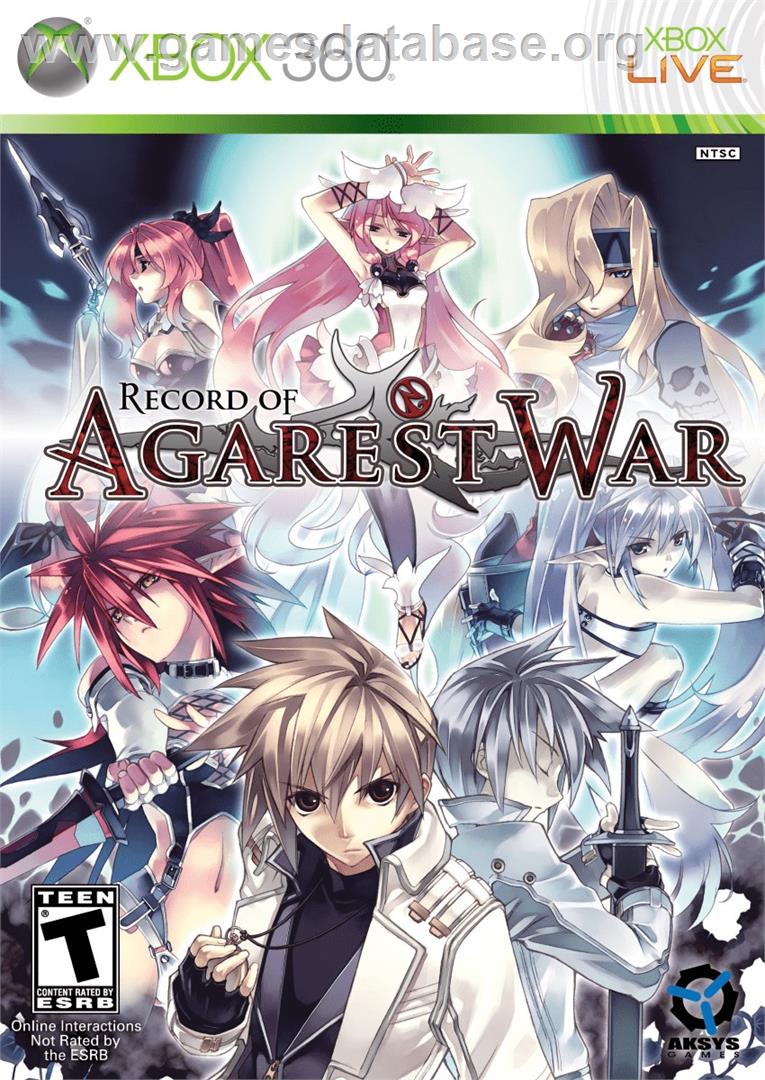 Agarest - Generations Of War - Microsoft Xbox 360 - Artwork - Box