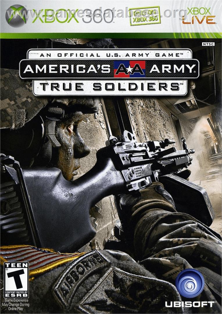 America's Army - True Soldiers - Microsoft Xbox 360 - Artwork - Box