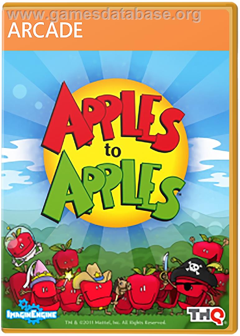 Apples to Apples - Microsoft Xbox 360 - Artwork - Box