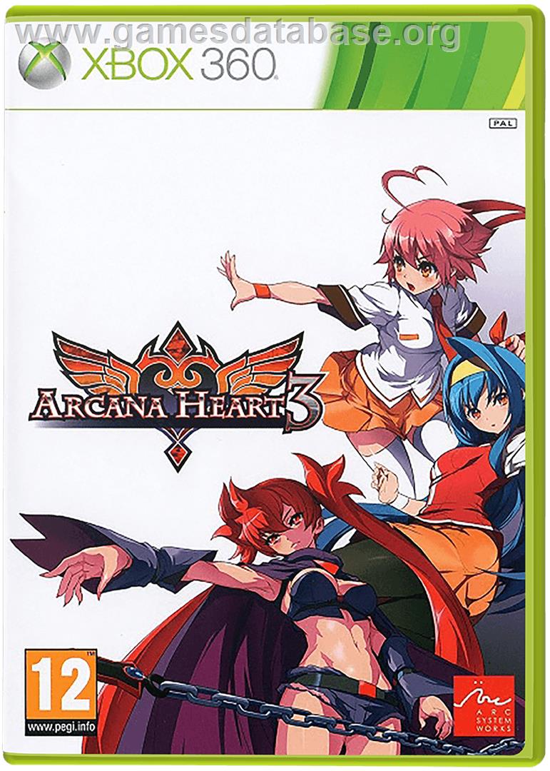 Arcana Heart 3 - Microsoft Xbox 360 - Artwork - Box