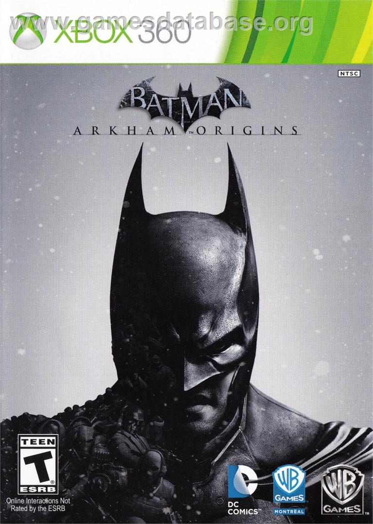 Batman Arkham Origins - Microsoft Xbox 360 - Artwork - Box