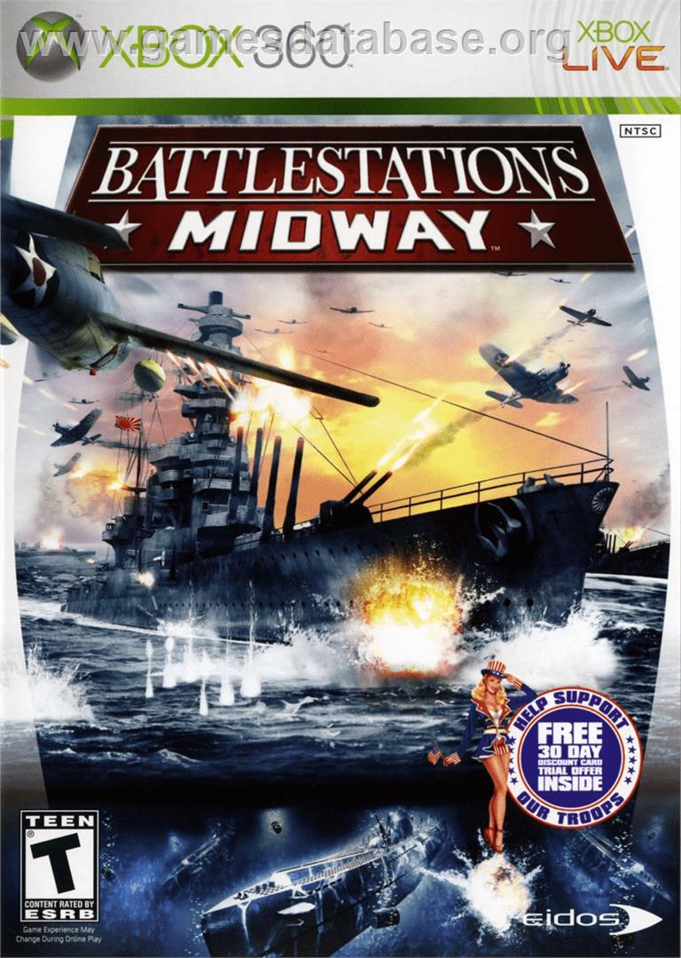 Battlestations - Midway - Microsoft Xbox 360 - Artwork - Box