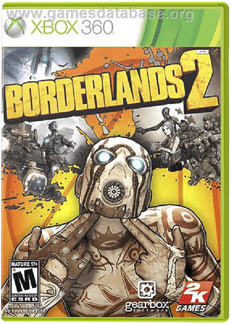 Borderlands 2 - Microsoft Xbox 360 - Artwork - Box