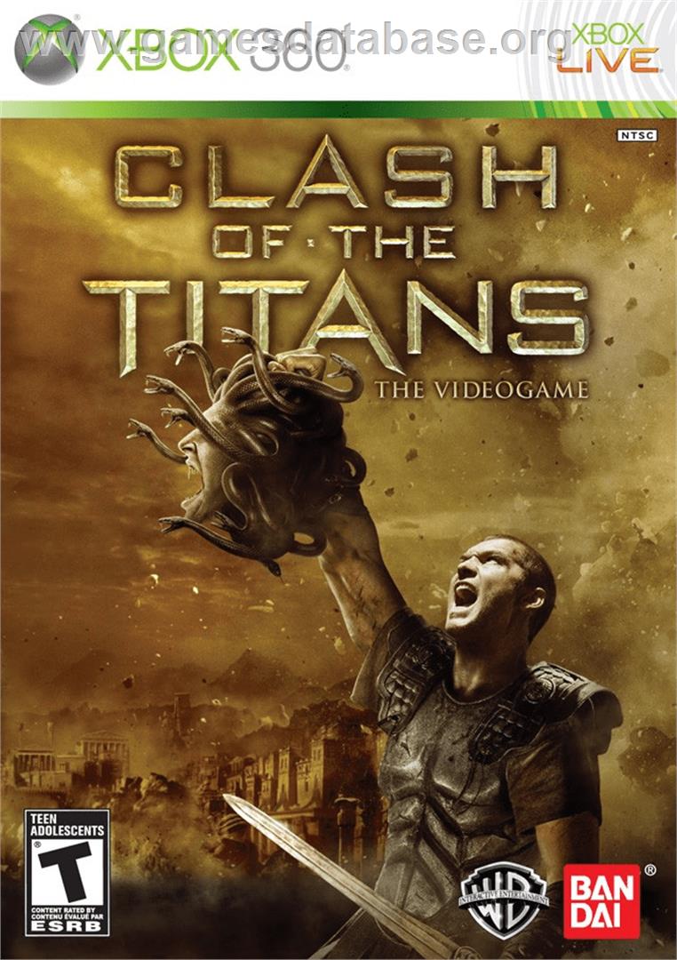 CLASH OF THE TITANS - Microsoft Xbox 360 - Artwork - Box