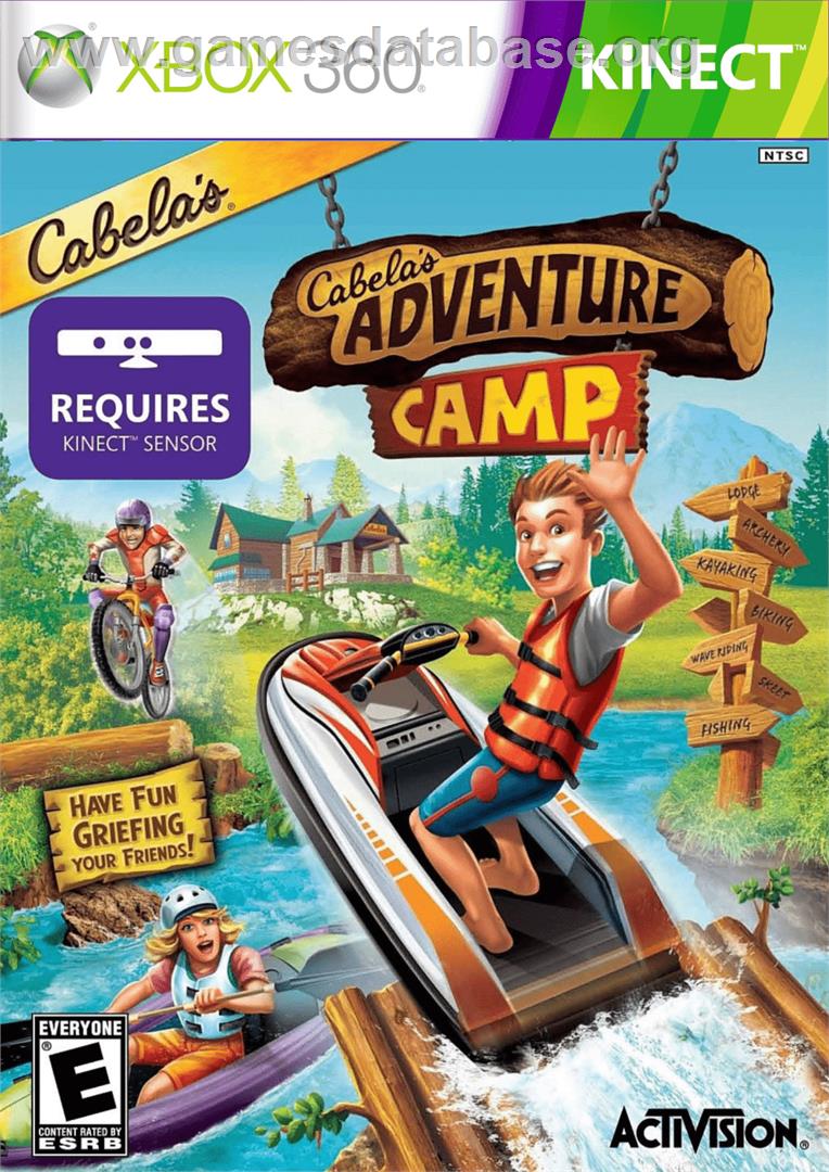 Cabela's Adventure Camp - Microsoft Xbox 360 - Artwork - Box