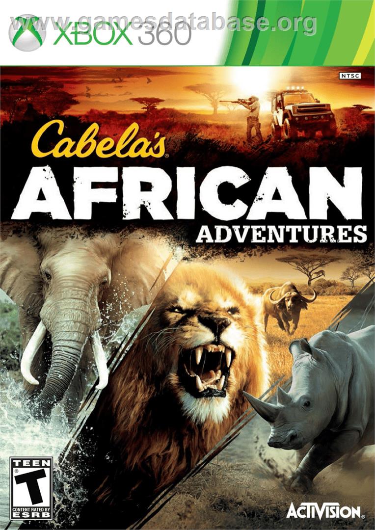 Cabela's African Adventures - Microsoft Xbox 360 - Artwork - Box