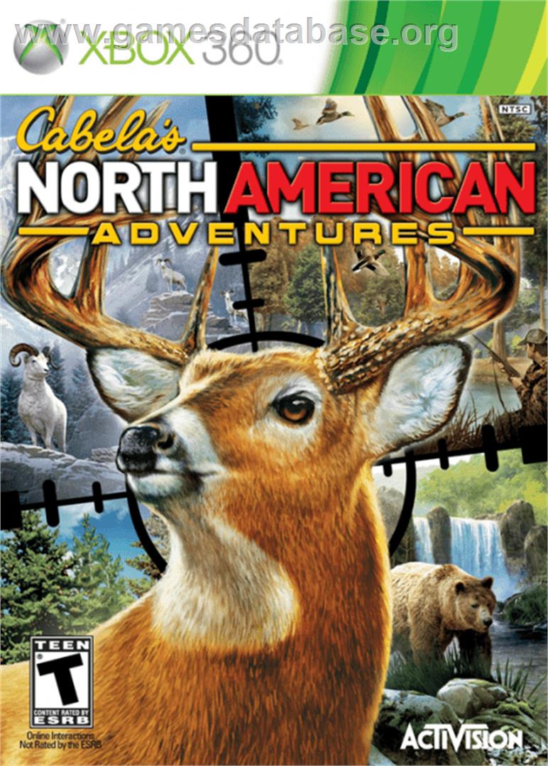 Cabela's North American Adventures - Microsoft Xbox 360 - Artwork - Box
