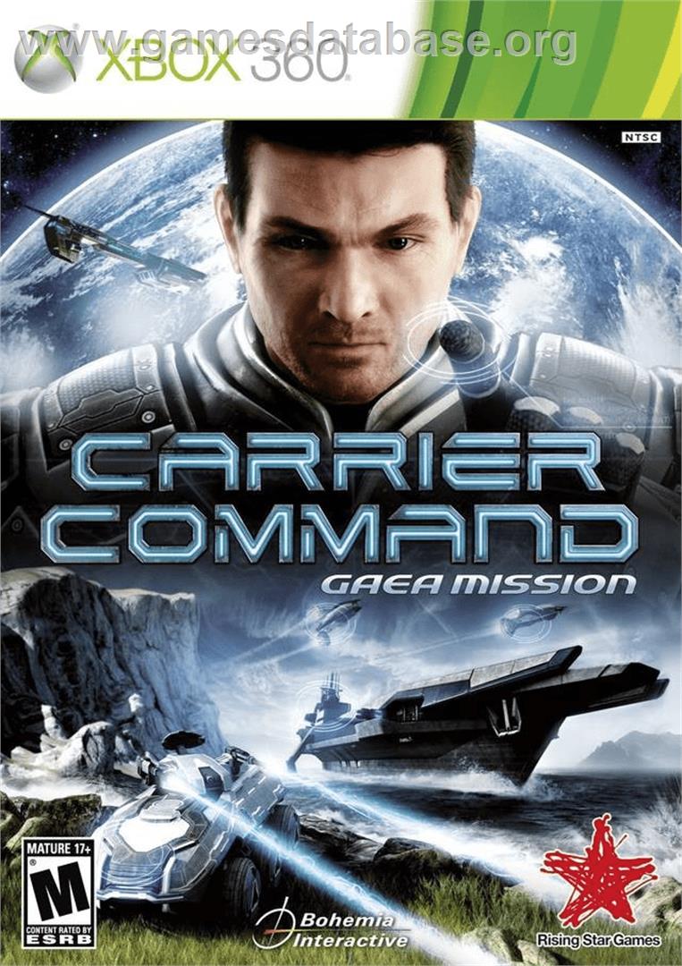 Carrier Command - Gaea Mission - Microsoft Xbox 360 - Artwork - Box