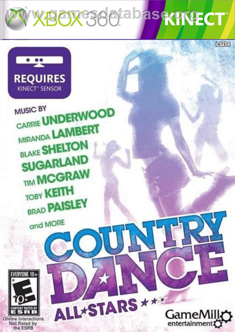 Country Dance All Stars - Microsoft Xbox 360 - Artwork - Box