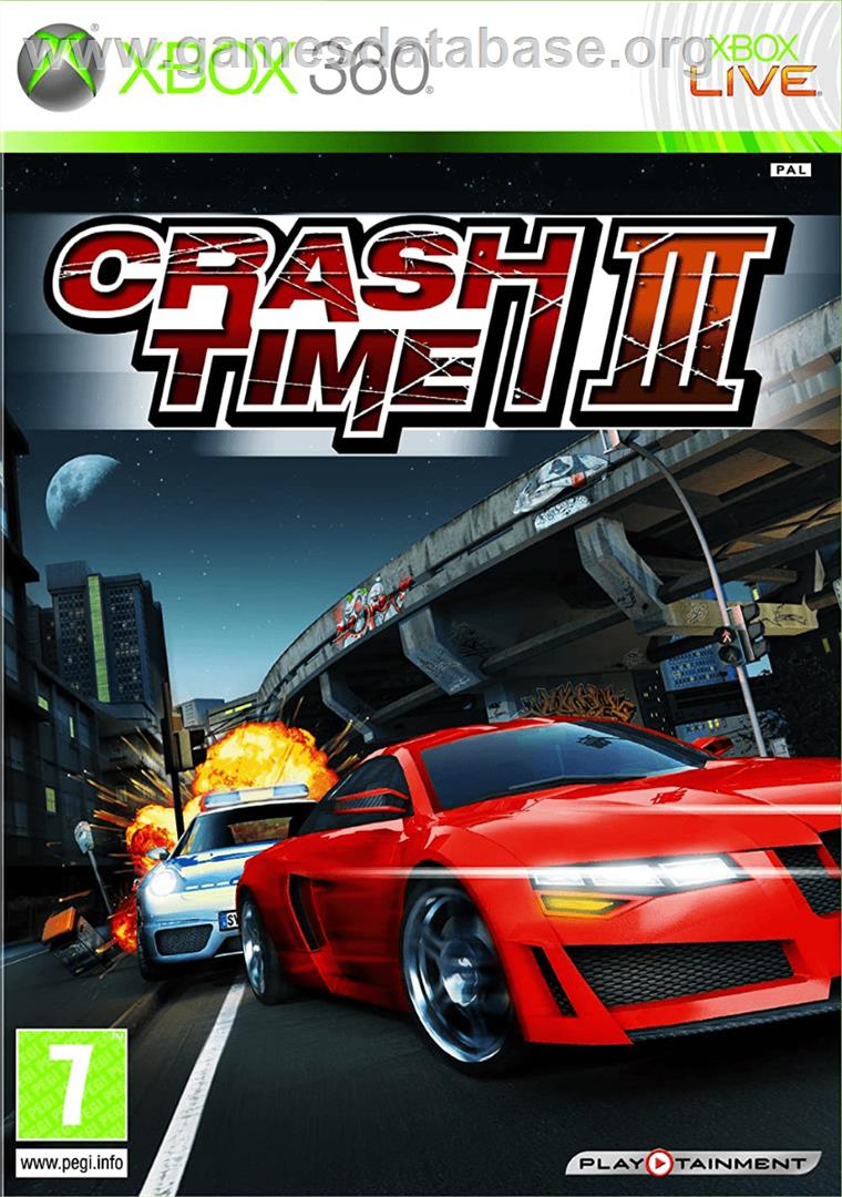 Crash Time 3 - Microsoft Xbox 360 - Artwork - Box