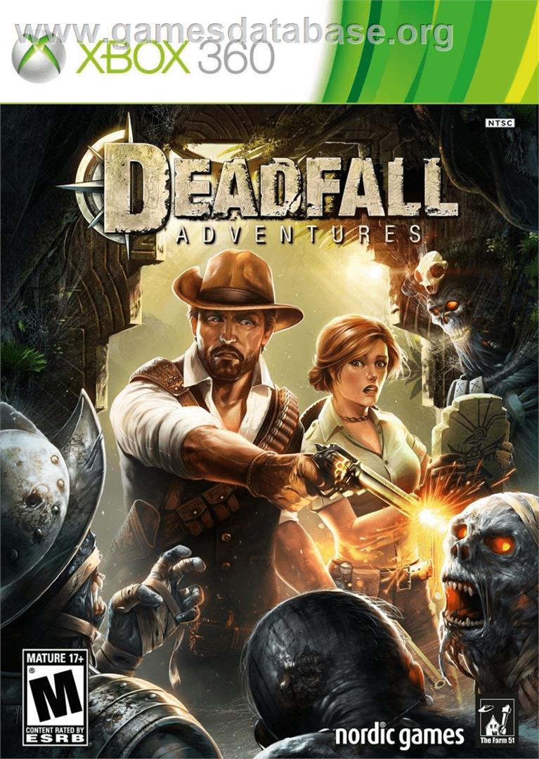 Deadfall Adventures - Microsoft Xbox 360 - Artwork - Box