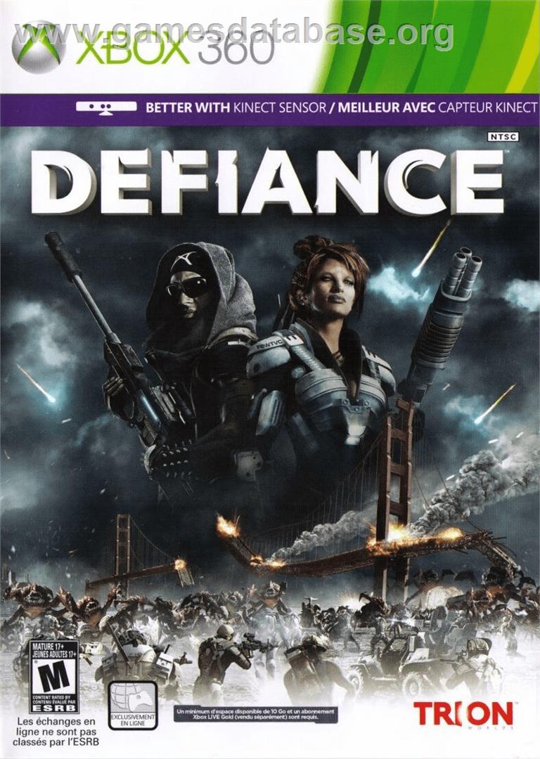 Defiance - Microsoft Xbox 360 - Artwork - Box