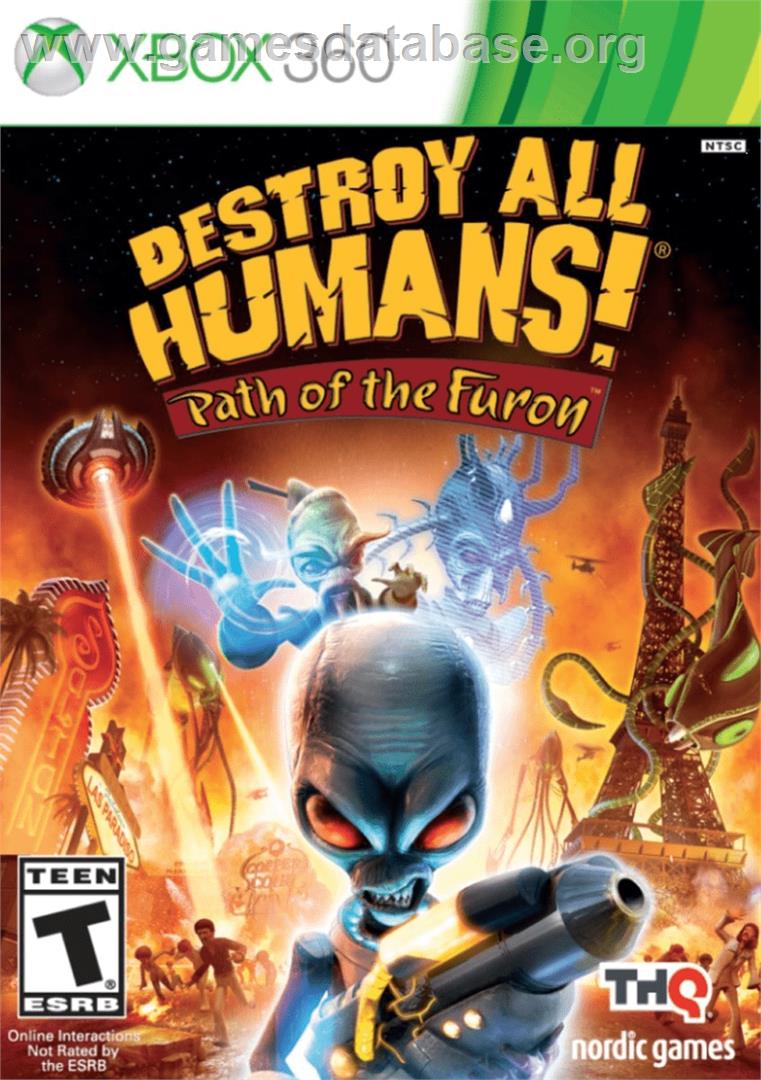 Destroy All Humans! - Microsoft Xbox 360 - Artwork - Box