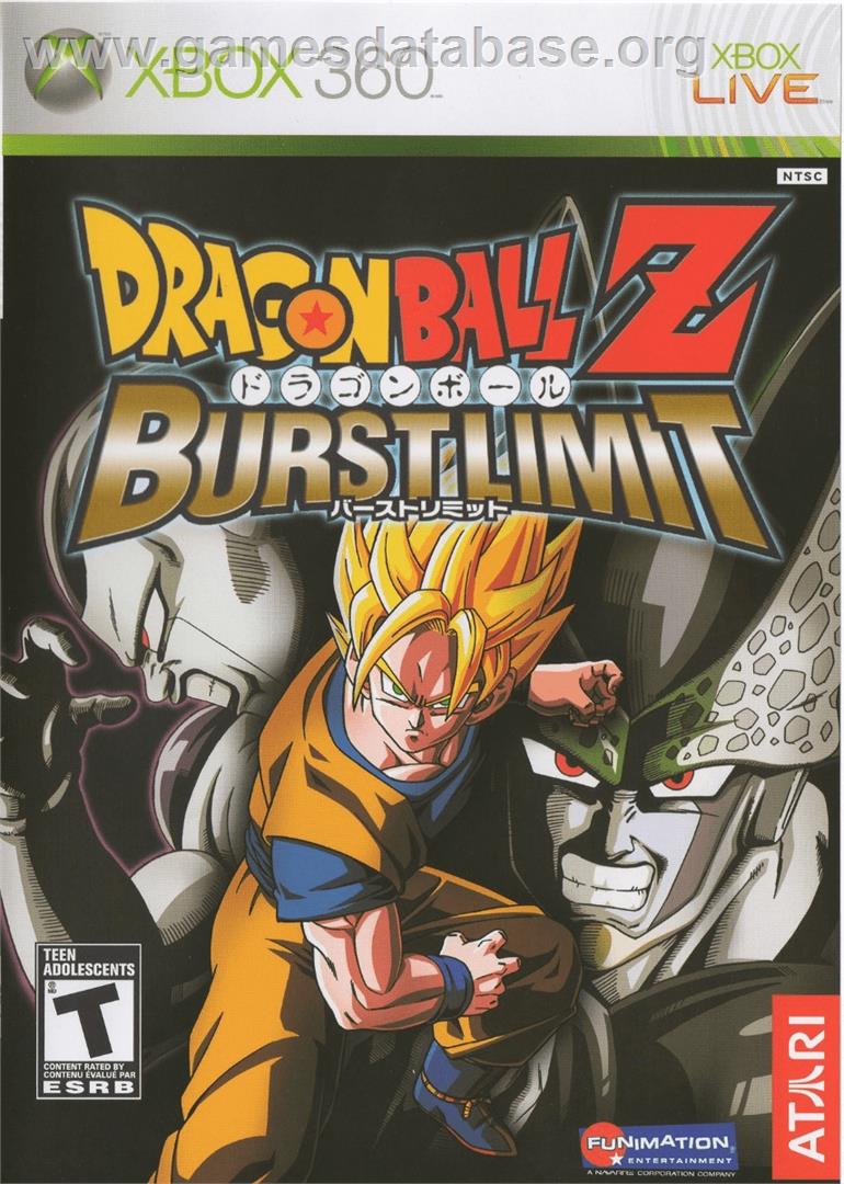 Dragon Ball Z - Burst Limit - Microsoft Xbox 360 - Artwork - Box