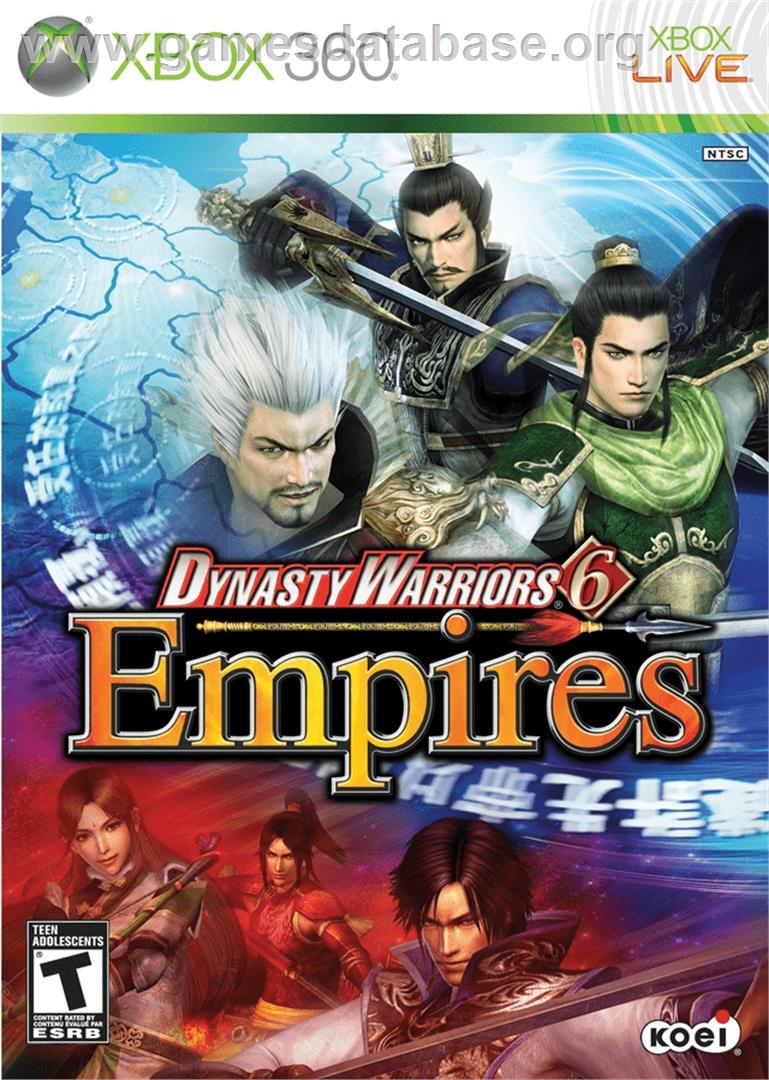 Dynasty Warriors 6 - Empires - Microsoft Xbox 360 - Artwork - Box