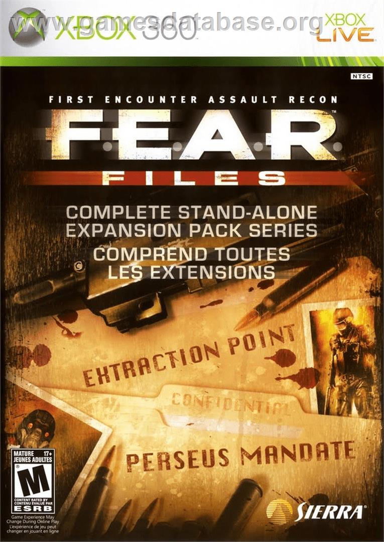 F.e.a.r. Files - Microsoft Xbox 360 - Artwork - Box
